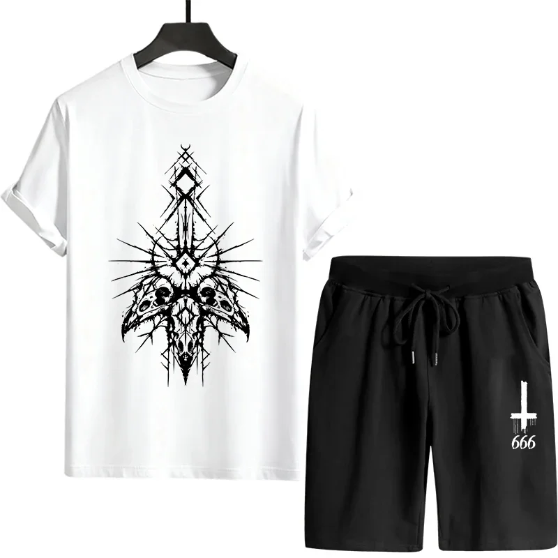 Мужской спортивный костюм с принтом «Сатана»: футболка и шорты, городская повседневная спортивная одежда, летний комфортный комплект для активного отдыха, стильная уличная одежда, 2 предмета
Мужской спортивный костюм с принтом «Сатана»: футболка и шорты, городская повседневная спортивная одежда, летний комфортный комплект для активного отдыха, стильная уличная одежда, 2 предмета