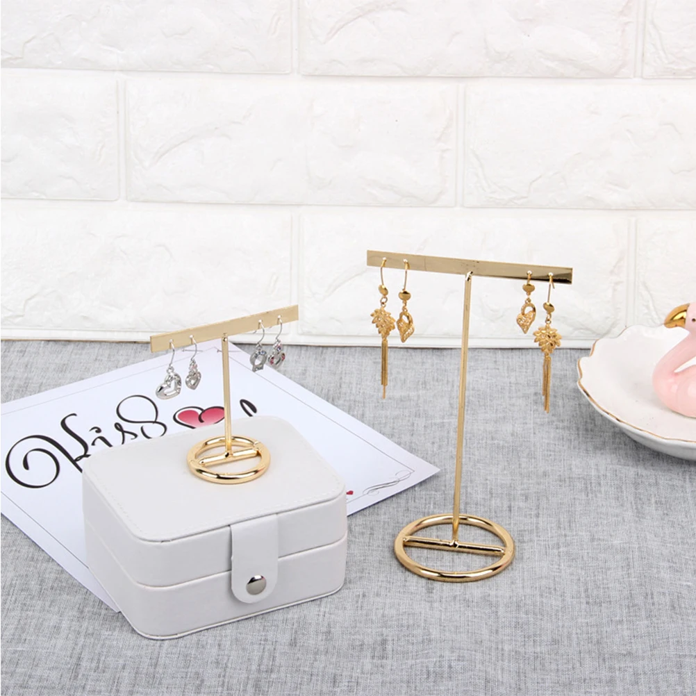 2pcs T-Shaped Metal Earring Display Stand Holder For Earrings Rack Organizer Flat Rod Holes Rustic Jewelry Storage Stand For
2pcs T-Shaped Metal Earring Display Stand Holder For Earrings Rack Organizer Flat Rod Holes Rustic Jewelry Storage Stand For