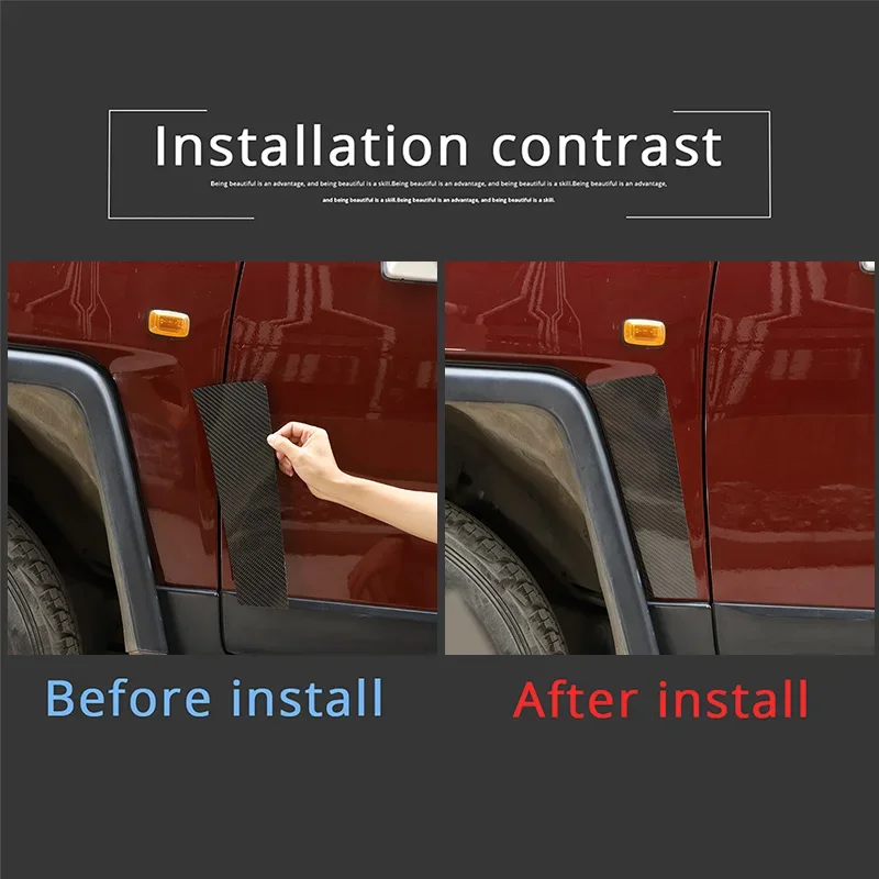 For Toyota FJ Cruiser 2007-2021 Car Side Leafboard Decorative Stickers Carbon Fiber Exterior Accessories 2 Pcs
For Toyota FJ Cruiser 2007-2021 Car Side Leafboard Decorative Stickers Carbon Fiber Exterior Accessories 2 Pcs