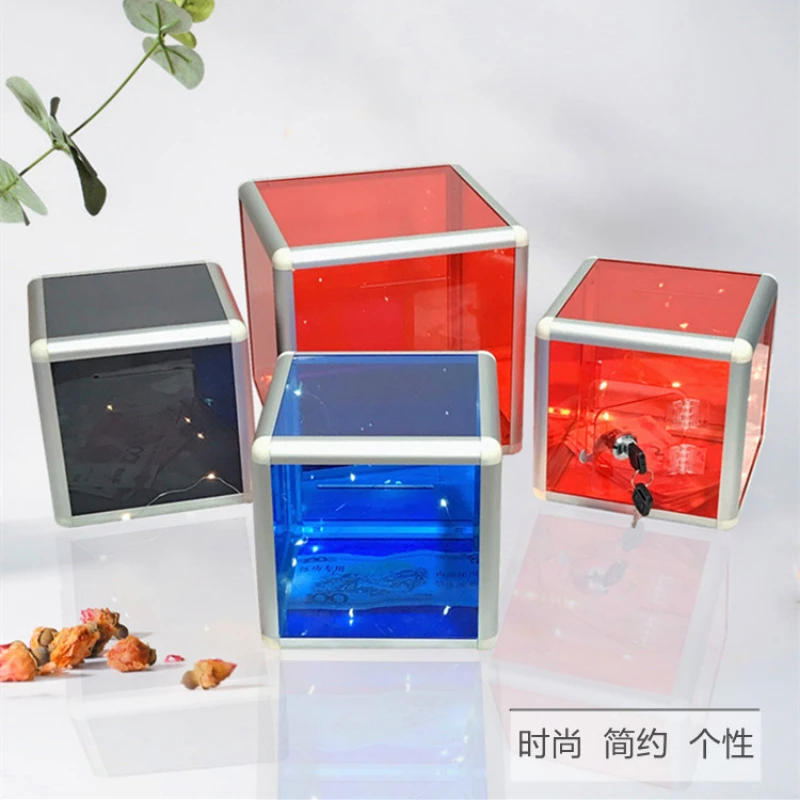 New transparent children's money storage tank, money storage box, boy and girl gift trinkets
New transparent children's money storage tank, money storage box, boy and girl gift trinkets