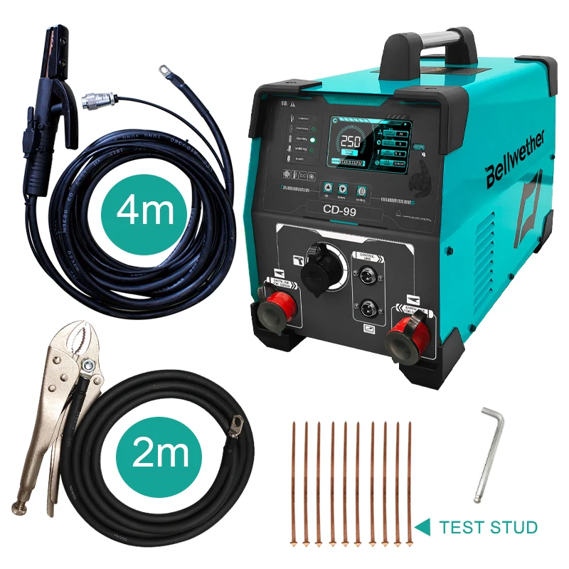Морской сварочный аппарат для изоляционных штифтов, сварочный аппарат для штифтов воздуховодов CD-99, инвертор для разряда конденсаторов, сварочный аппарат для шпилек
Морской сварочный аппарат для изоляционных штифтов, сварочный аппарат для штифтов воздуховодов CD-99, инвертор для разряда конденсаторов, сварочный аппарат для шпилек