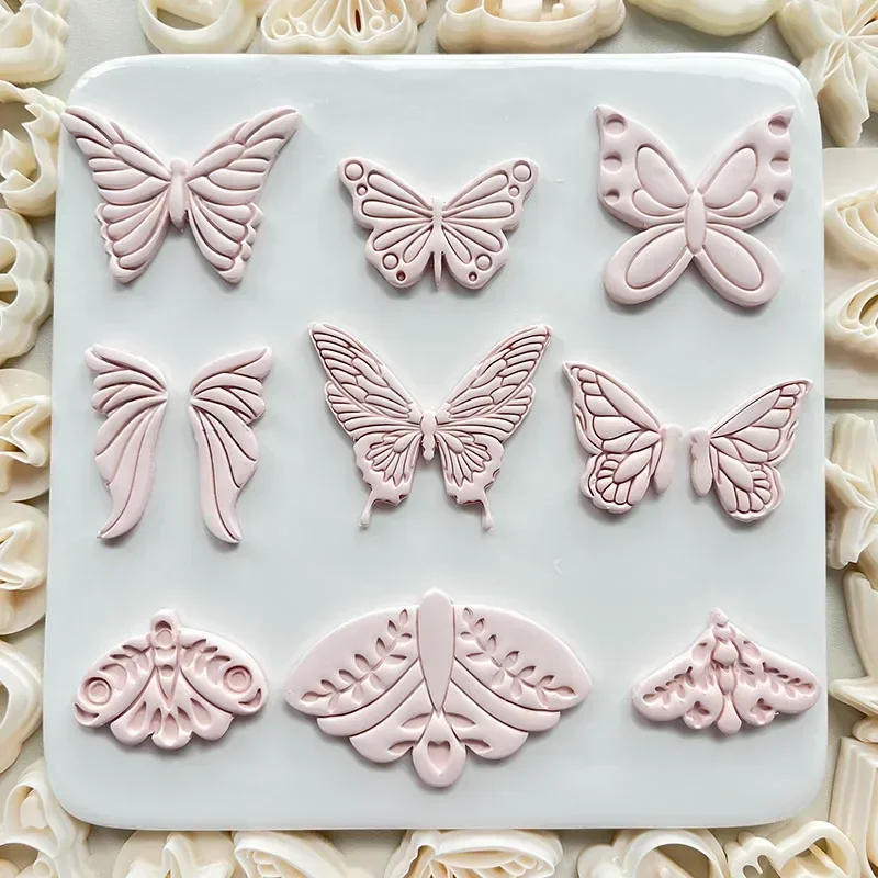 Different Artistic Butterfly Shaped Clay Molds Cutting Molds For Earring DIY Handmade Jewelry Ornaments With High Precision Mold
Different Artistic Butterfly Shaped Clay Molds Cutting Molds For Earring DIY Handmade Jewelry Ornaments With High Precision Mold
