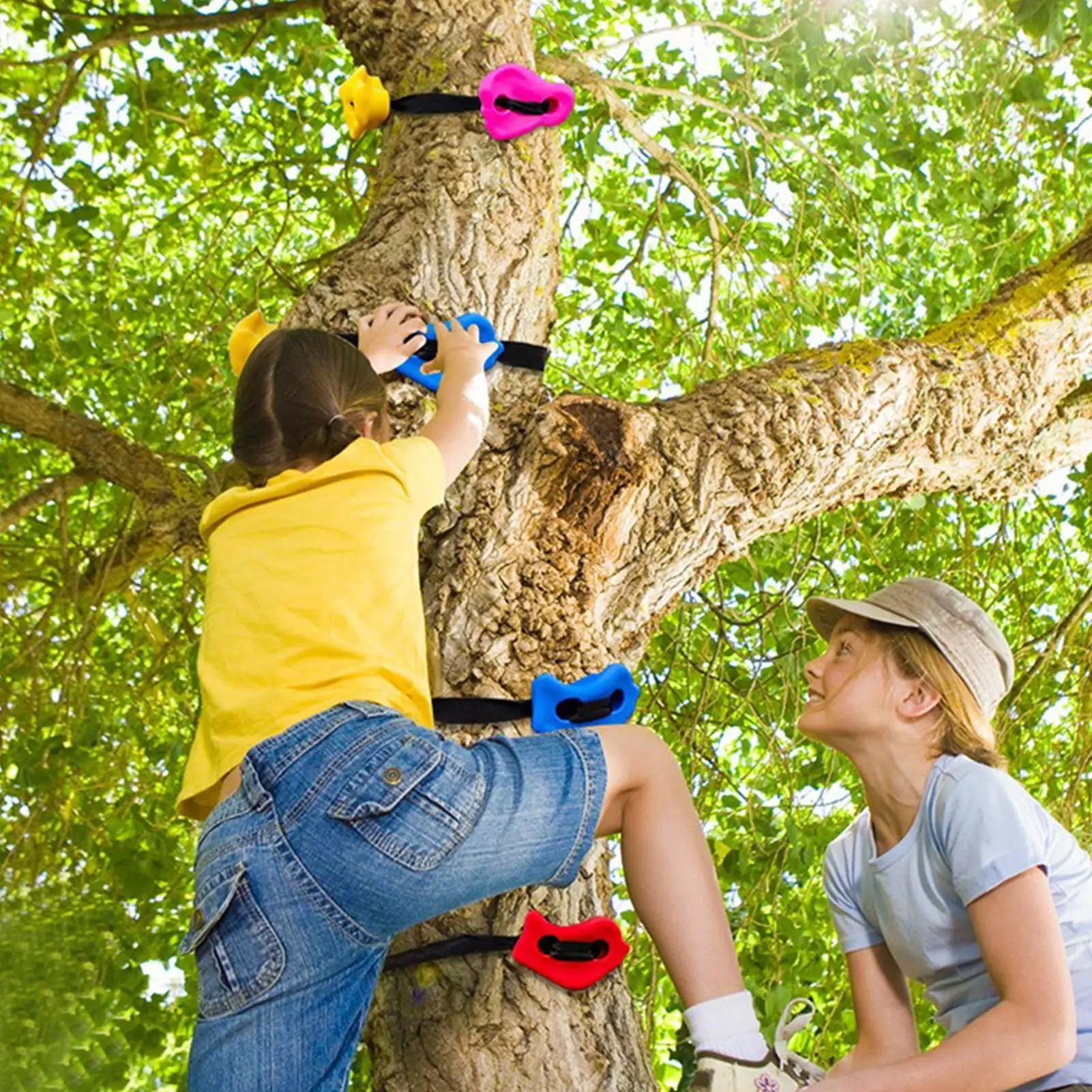 Tree Climbing Equipment Adjustable Heavy Duty Obstacle Course Training Equipment For Kids Boys Girls Children Family Climber
Tree Climbing Equipment Adjustable Heavy Duty Obstacle Course Training Equipment For Kids Boys Girls Children Family Climber