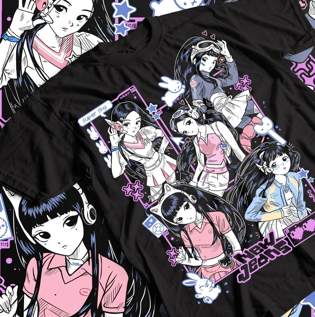 Two-dimensional Classic New Anime Graphic T-Shirt, KPOP Tee, Unisex Heavy Cotton Shirt, NewJeans Design, All
Two-dimensional Classic New Anime Graphic T-Shirt, KPOP Tee, Unisex Heavy Cotton Shirt, NewJeans Design, All