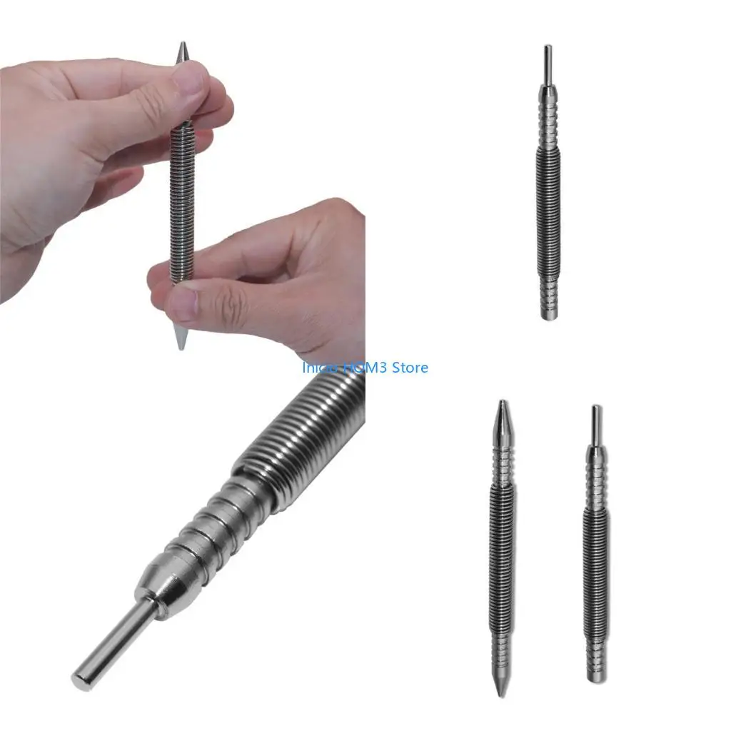 A5YD Spring Double End Set Center Hole Spring Marker Metal Woodworking Drill Bit Pin Removal Tool
A5YD Spring Double End Set Center Hole Spring Marker Metal Woodworking Drill Bit Pin Removal Tool