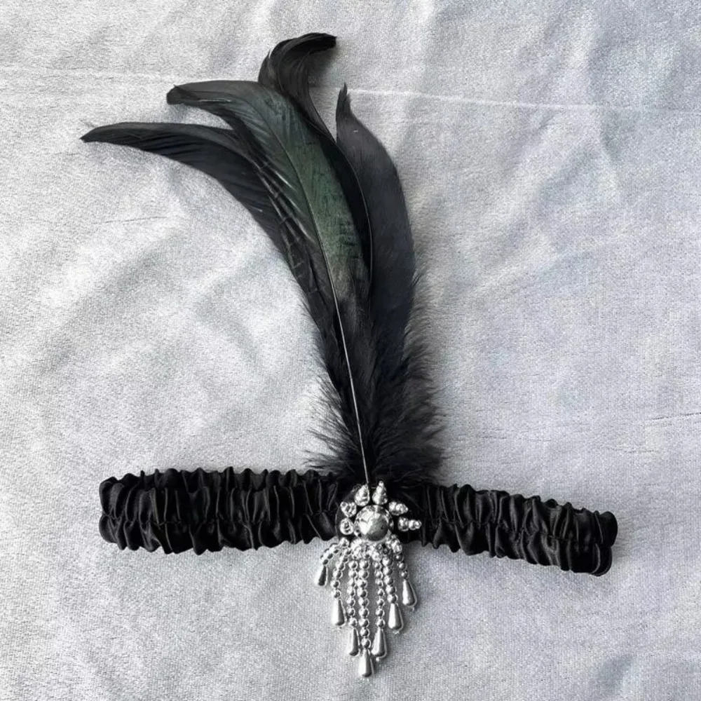 Подарки, черная женская повязка на голову с бисером, эластичный головной убор в стиле ретро, вечерние головные уборы с одной головкой, повязка на голову с перьями 1920-х годов
Подарки, черная женская повязка на голову с бисером, эластичный головной убор в стиле ретро, вечерние головные уборы с одной головкой, повязка на голову с перьями 1920-х годов