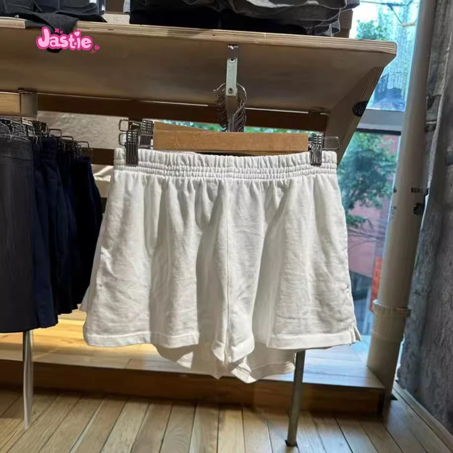 Solid Sweat Shorts Women Elastic High Waist Side Split Straight Short Pant Casual Simple Basic Streetwear Cotton Shorts
Solid Sweat Shorts Women Elastic High Waist Side Split Straight Short Pant Casual Simple Basic Streetwear Cotton Shorts