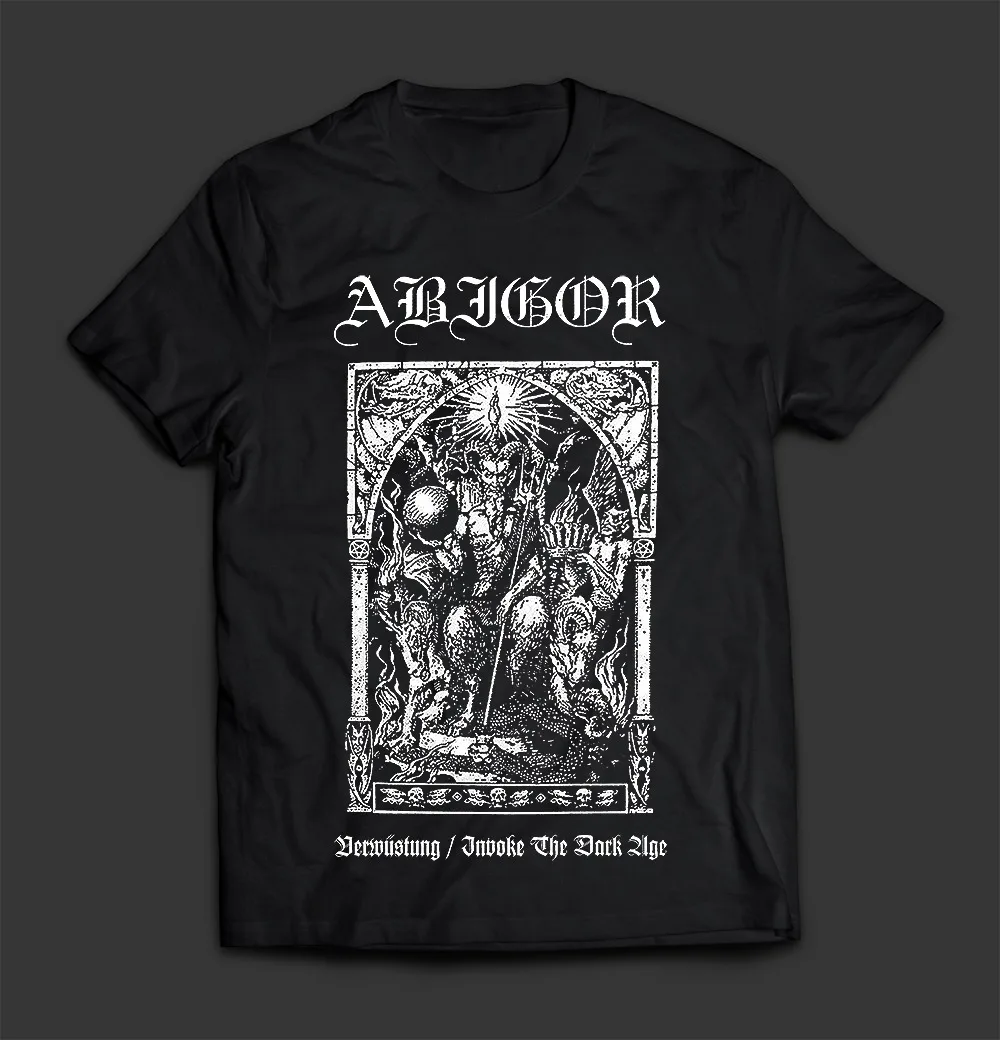 Abigor Verwüstung T Shirt Men Women Cotton Tees Short Sleeve Vintage Hip Hop Tops Men's Clothing Summer Tops Streetwear
Abigor Verwüstung T Shirt Men Women Cotton Tees Short Sleeve Vintage Hip Hop Tops Men's Clothing Summer Tops Streetwear