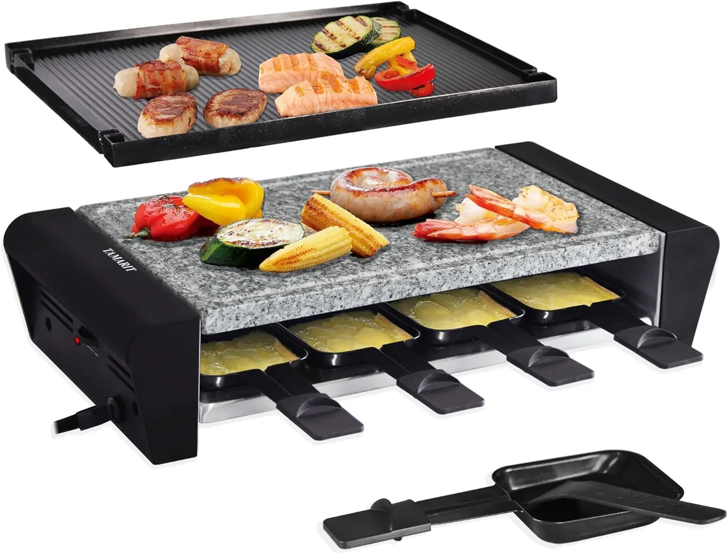 3-in-1 Electric Indoor Grill with 8 Paddles - Portable Korean BBQ, Reversible Non-Stick Plates, Dishwasher Safe
3-in-1 Electric Indoor Grill with 8 Paddles - Portable Korean BBQ, Reversible Non-Stick Plates, Dishwasher Safe