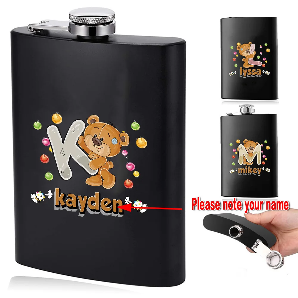 Customized Name 8oz Stainless Steel Hip Flask Metal Wine Pot Liquor Bottle Leakproof Flagon DIY Pocket Drinker Outdoor Camping
Customized Name 8oz Stainless Steel Hip Flask Metal Wine Pot Liquor Bottle Leakproof Flagon DIY Pocket Drinker Outdoor Camping