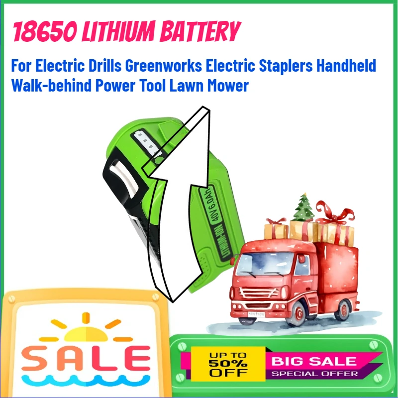 18650 Lithium Battery for Electric Drills Greenworks Electric Staplers Handheld Walk-behind Power Tool Lawn Mower Batteries
18650 Lithium Battery for Electric Drills Greenworks Electric Staplers Handheld Walk-behind Power Tool Lawn Mower Batteries