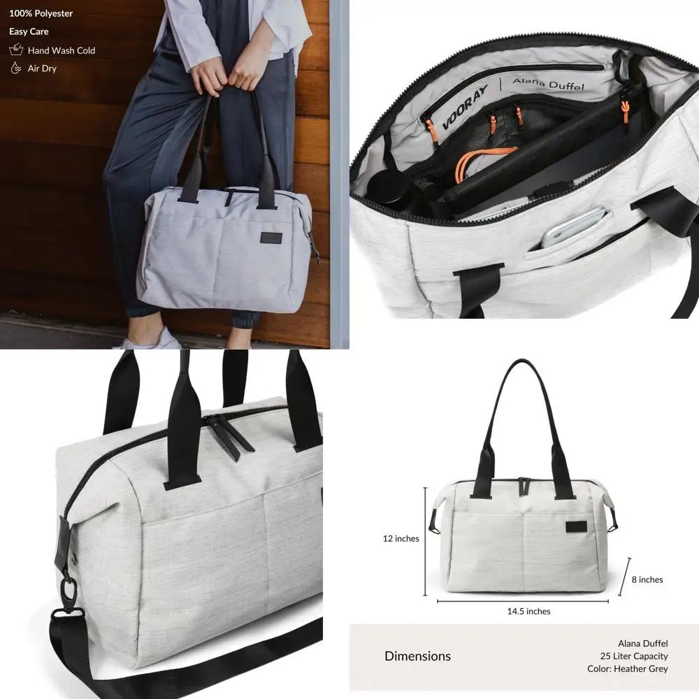 Compact Lightweight Travel Bag with Laptop Compartment for Gym, Weekend Trips, Everyday Carry, or Hospital Visits
Compact Lightweight Travel Bag with Laptop Compartment for Gym, Weekend Trips, Everyday Carry, or Hospital Visits