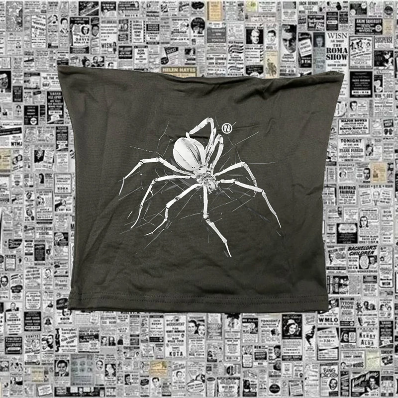 Harajuku Aesthetics Vintage Women Tees Gothic Retro Creative Spider Pattern Printing T-shirt Fashion Versatile Casual Loose Tops
Harajuku Aesthetics Vintage Women Tees Gothic Retro Creative Spider Pattern Printing T-shirt Fashion Versatile Casual Loose Tops