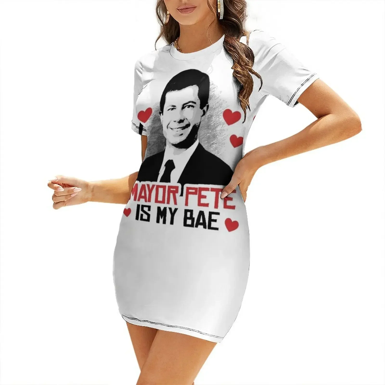 Mayor Pete is my BAE Short-Sleeved Dress Dresses for wedding party dresses for womens sexy short dresses daring
Mayor Pete is my BAE Short-Sleeved Dress Dresses for wedding party dresses for womens sexy short dresses daring
