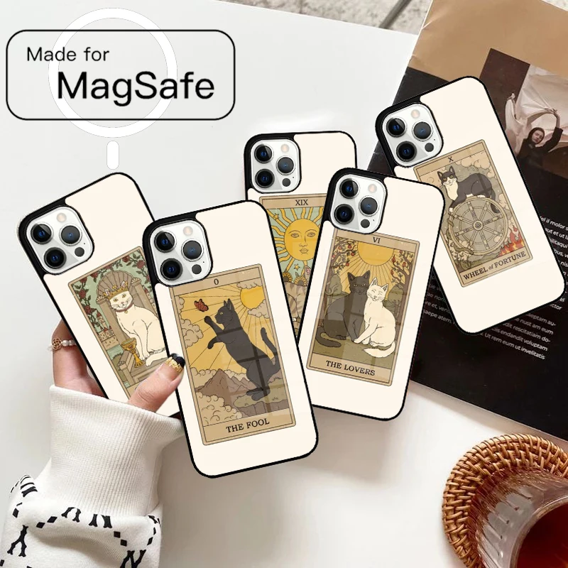 Магнитный чехол для телефона с картой Таро, милые художественные кошки для iPhone 17, Air 16e 12, 13, 14, 15, Pro Max, беспроводной чехол Magsafe
Магнитный чехол для телефона с картой Таро, милые художественные кошки для iPhone 17, Air 16e 12, 13, 14, 15, Pro Max, беспроводной чехол Magsafe