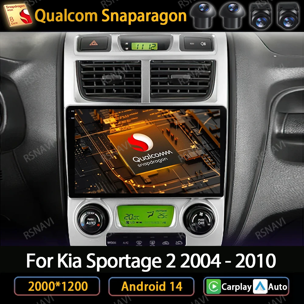 Автомагнитола на Android 14 для Kia Sportage 2 2004 2005 2006 2007-2010, мультимедийный видеоплеер с навигацией, GPS, 4G, Wi-Fi
Автомагнитола на Android 14 для Kia Sportage 2 2004 2005 2006 2007-2010, мультимедийный видеоплеер с навигацией, GPS, 4G, Wi-Fi
