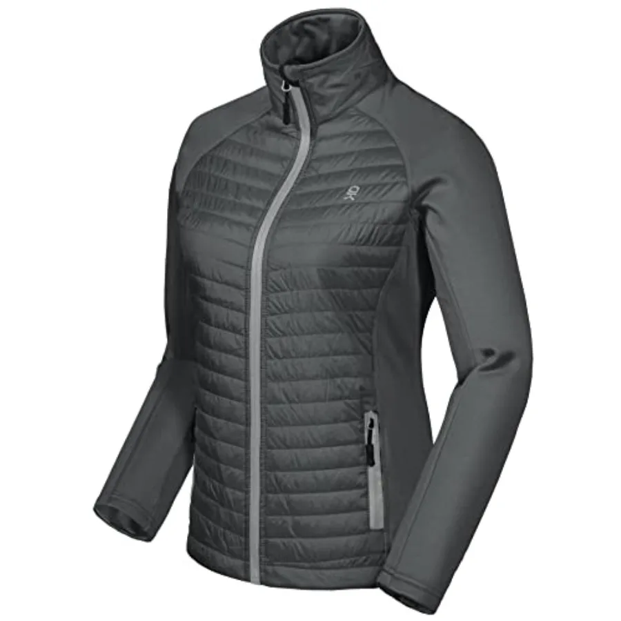 Little Donkey Andy Women's Insulated Hiking Jacket Thermal Running Hybrid Jacket Lightweight Breathable and Warm
Little Donkey Andy Women's Insulated Hiking Jacket Thermal Running Hybrid Jacket Lightweight Breathable and Warm