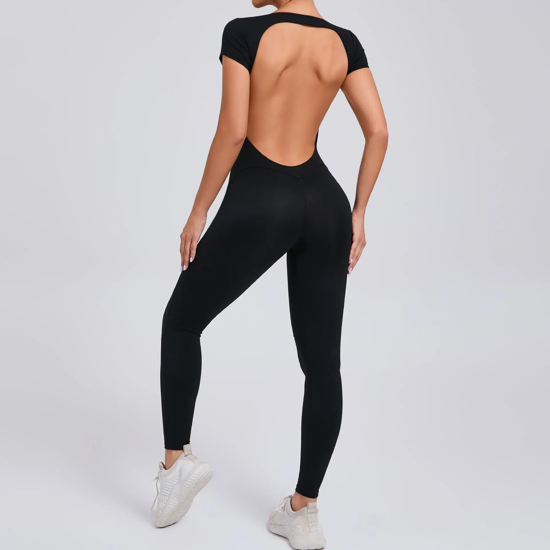 Yoga Suit Women's Jumpsuit One Piece Sports Suit Short Sleeve Gym Clothes Push Up Training Fitness Yoga Bodysuit Sportswear
Yoga Suit Women's Jumpsuit One Piece Sports Suit Short Sleeve Gym Clothes Push Up Training Fitness Yoga Bodysuit Sportswear