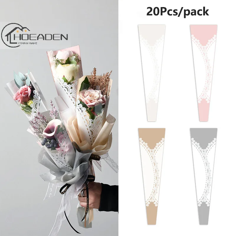 20pcs/pack Lace Diamond Heart Flowers Wrapping Paper Bouquet Packaging Bags Floral Arrangement Flower Shop Transparent Bag
20pcs/pack Lace Diamond Heart Flowers Wrapping Paper Bouquet Packaging Bags Floral Arrangement Flower Shop Transparent Bag
