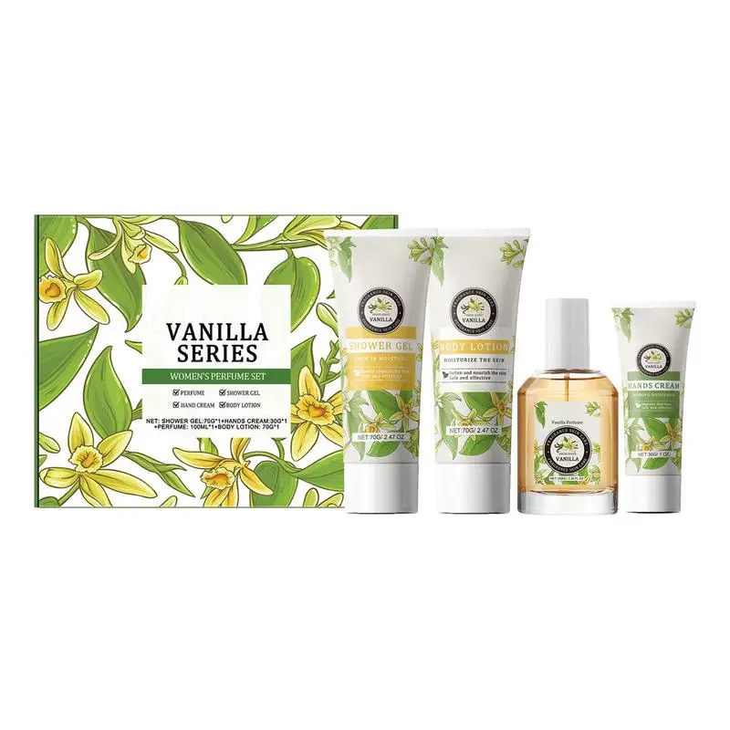 Skin Care Kit for Women Moisturizing Lotion Set for Women Deep Hydrating Body Wash Shower Gel Body lotion Hand cream Perfume
Skin Care Kit for Women Moisturizing Lotion Set for Women Deep Hydrating Body Wash Shower Gel Body lotion Hand cream Perfume
