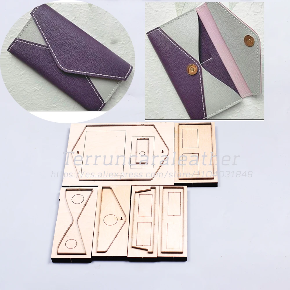 knife mold for DIY leather craft women long wallet 19x10cm cutting dies
knife mold for DIY leather craft women long wallet 19x10cm cutting dies
