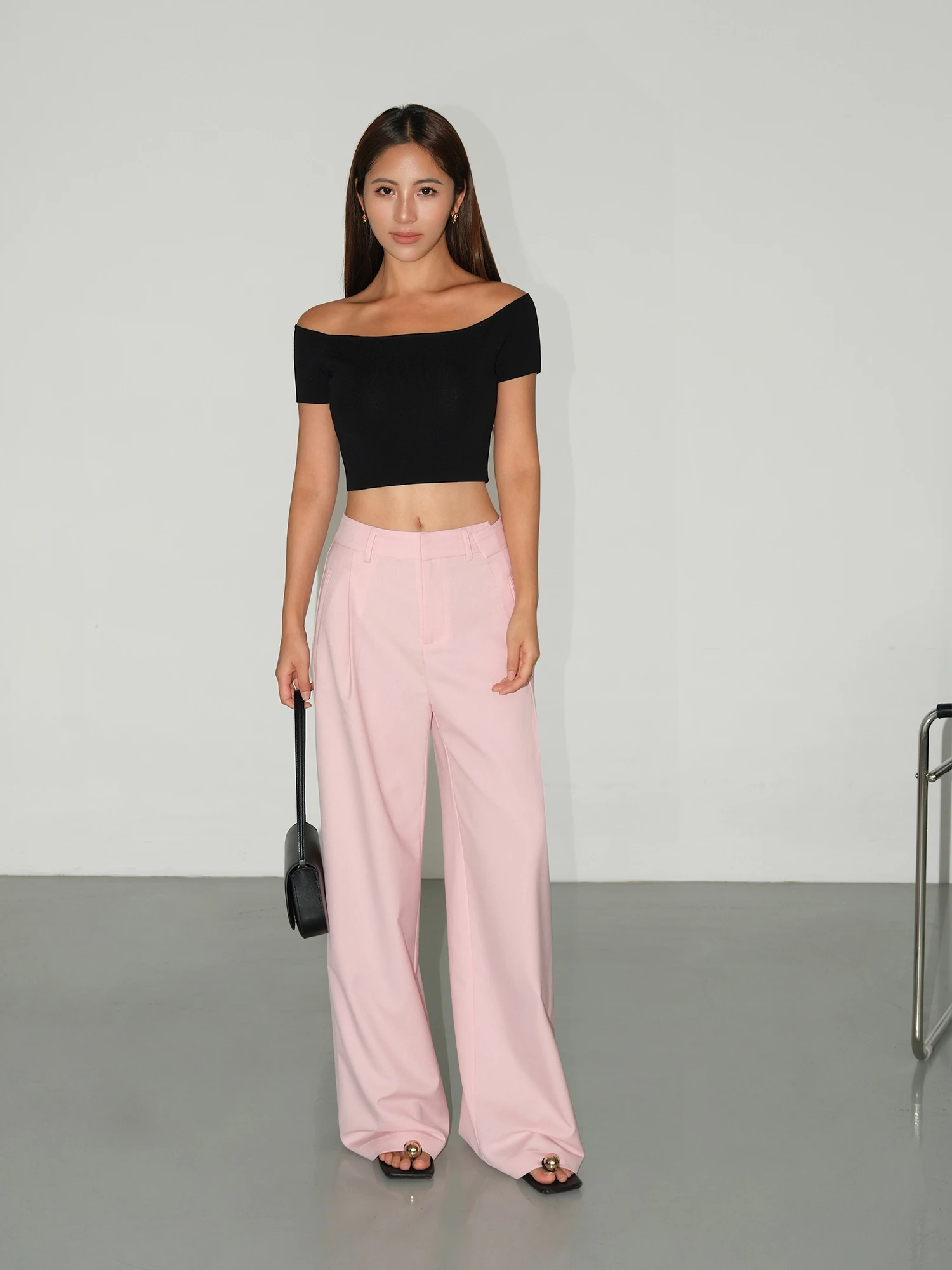 High Waist Wide Leg Suit Pants for Women Drapey Loose Straight Floor Length Casual Trousers Summer Fashion Ladies' Pants
High Waist Wide Leg Suit Pants for Women Drapey Loose Straight Floor Length Casual Trousers Summer Fashion Ladies' Pants
