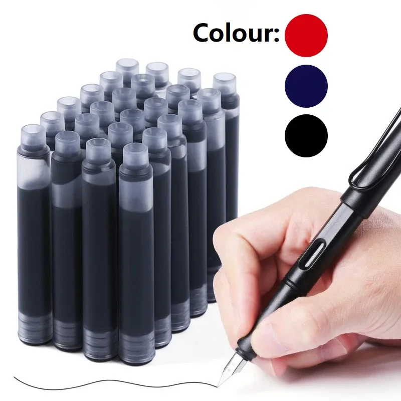 30PCS Ink for Fountain Pen Fountain Pen Cartridge Stationery Pens for Writing Ink 3.4 MM Bore Diameter High Quality GB02
30PCS Ink for Fountain Pen Fountain Pen Cartridge Stationery Pens for Writing Ink 3.4 MM Bore Diameter High Quality GB02