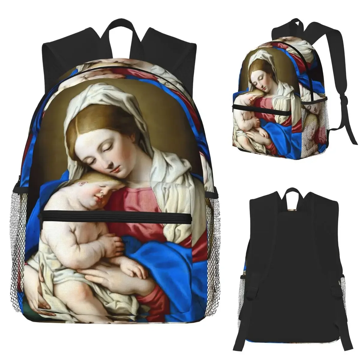 Il Sassoferrato Madonna и детский студенческий рюкзак, школьная сумка, походный дорожный рюкзак для мальчиков и девочек, сумка для книг, сумки на плечо
Il Sassoferrato Madonna и детский студенческий рюкзак, школьная сумка, походный дорожный рюкзак для мальчиков и девочек, сумка для книг, сумки на плечо