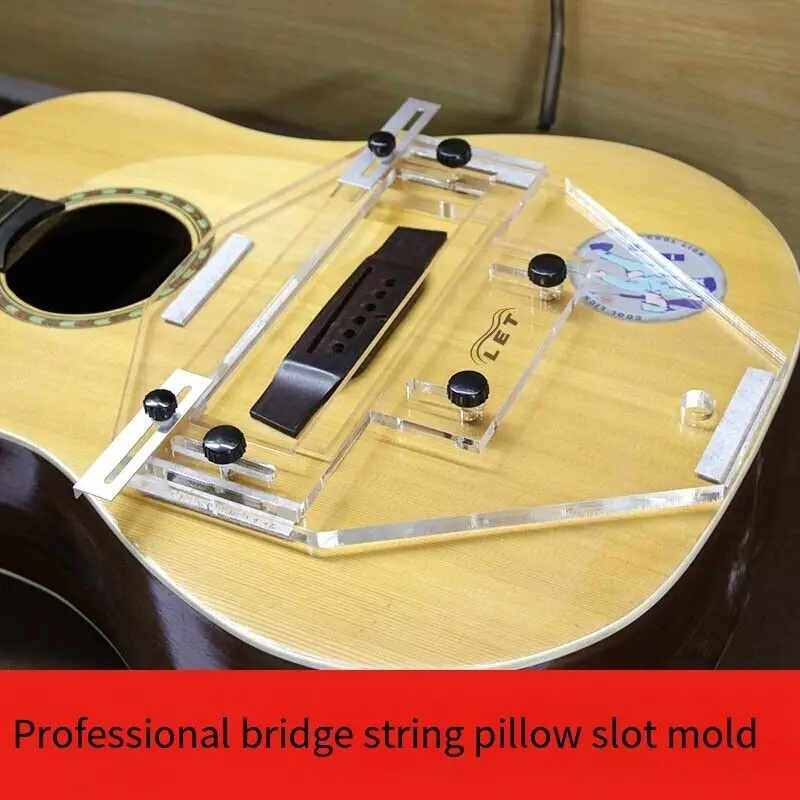 Folk Classical Guitar Bridge Slot Mold Lower String Nut Slot Slot Musical Instrument Making and Repair Tool