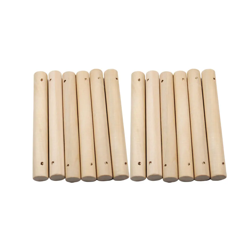 25 pcs Wooden Rods Craft Sticks Durable Smooth Surface Ladder DIY 3mm Hole Round Wood Toy Building Projects
25 pcs Wooden Rods Craft Sticks Durable Smooth Surface Ladder DIY 3mm Hole Round Wood Toy Building Projects