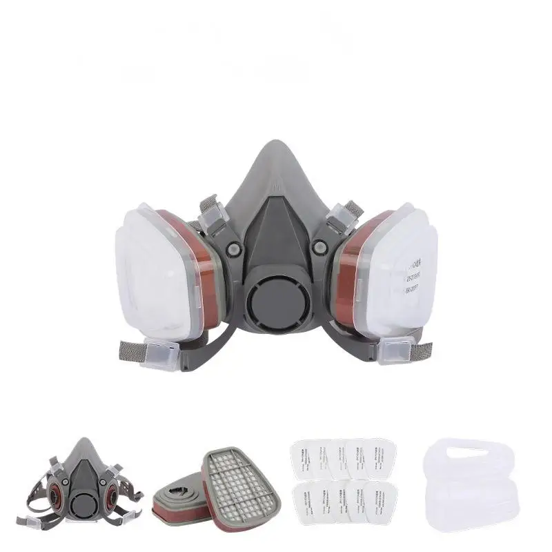 6200 Dust Gas Respirator 15in1 Set Half Face Mask Reusable Professional Safety Gear for Paint Spraying Welding Construction
6200 Dust Gas Respirator 15in1 Set Half Face Mask Reusable Professional Safety Gear for Paint Spraying Welding Construction