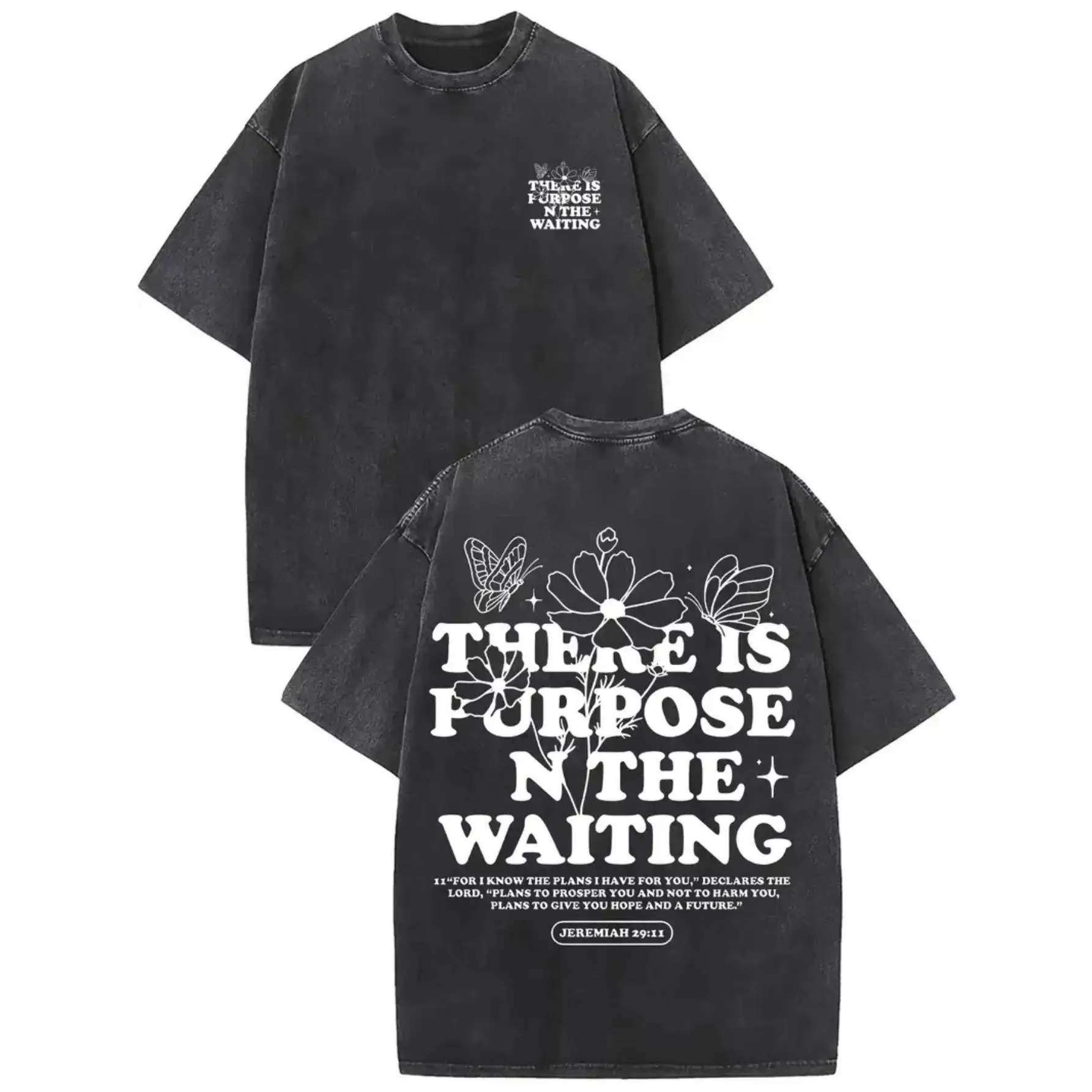 Jeremiah 29:11 T-Shirt Purpose In Waiting Graphic Tee Unisex Christian Faith Apparel Hope Future Gift
Jeremiah 29:11 T-Shirt Purpose In Waiting Graphic Tee Unisex Christian Faith Apparel Hope Future Gift