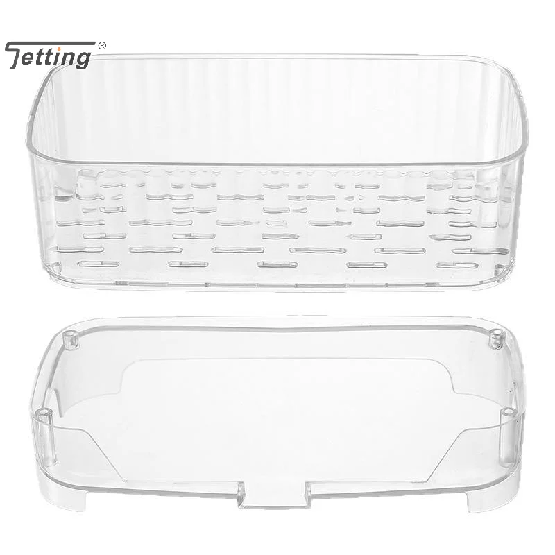 Transparent Sink Caddy Sponge Holder With Drainage Base Compact Kitchen Organizer For Countertop
Transparent Sink Caddy Sponge Holder With Drainage Base Compact Kitchen Organizer For Countertop