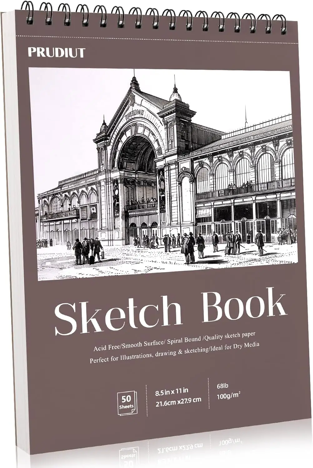 Sketch Book 8.5x11 inch Spiral Bound Sketch Pad 50 Sheets Acid-Free for Drawing Painting Sketching Art Paper Supplies
Sketch Book 8.5x11 inch Spiral Bound Sketch Pad 50 Sheets Acid-Free for Drawing Painting Sketching Art Paper Supplies