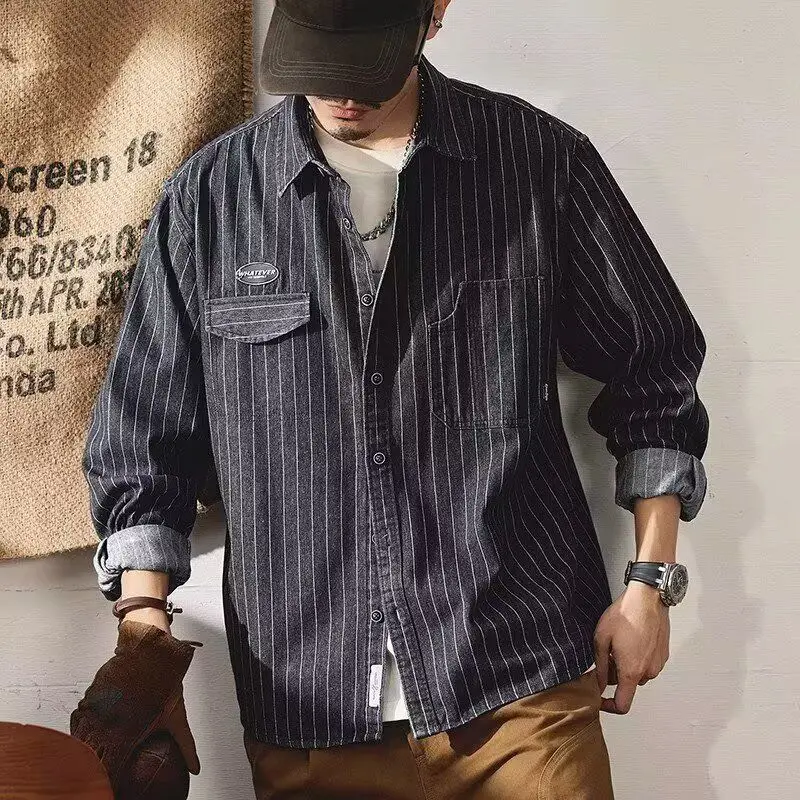 New Men's Casual Loose Shirt Autumn Fashion Trendy Top Versatile Leisure Outerwear Standard Fit Long Sleeve Color
New Men's Casual Loose Shirt Autumn Fashion Trendy Top Versatile Leisure Outerwear Standard Fit Long Sleeve Color