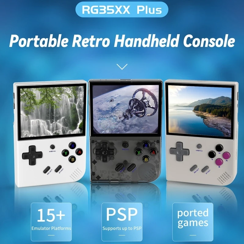 2024 New Anbernic Rg35xx Plus Open-source Handheld Portable Retro Ps Arcade Game Nostalgic Psp Handheld Game Console Boy's Gifts
2024 New Anbernic Rg35xx Plus Open-source Handheld Portable Retro Ps Arcade Game Nostalgic Psp Handheld Game Console Boy's Gifts
