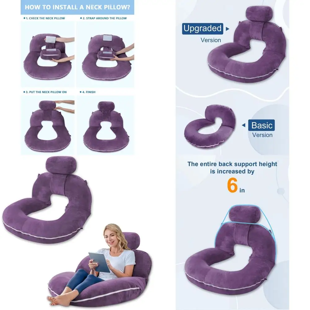 Эргономичная подушка для кровати и дивана для взрослых, фиолетовая игровая и комфорт сидения
Эргономичная подушка для кровати и дивана для взрослых, фиолетовая игровая и комфорт сидения