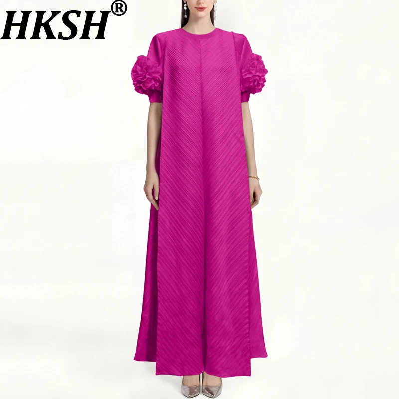 Женское длинное платье HKSH: Элегантное, плиссированное, с короткими рукавами, однотонное, премиум-класса, повседневное, новинка лета HK21630
Женское длинное платье HKSH: Элегантное, плиссированное, с короткими рукавами, однотонное, премиум-класса, повседневное, новинка лета HK21630