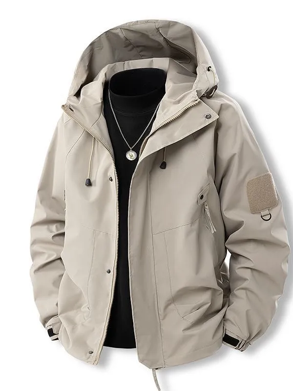 ex Loose Fit Hooded Windproof Outdoor Climbing Jaet Spring Autumn Season Polyester Fabric Casual Faion Workwear Coat
ex Loose Fit Hooded Windproof Outdoor Climbing Jaet Spring Autumn Season Polyester Fabric Casual Faion Workwear Coat