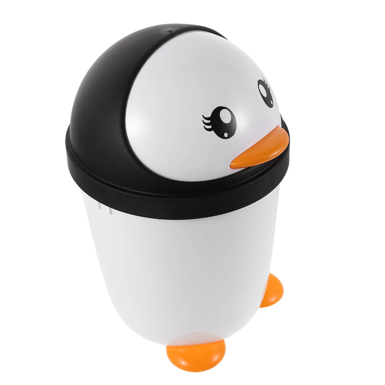 Penguin Trash Can Flip Lid Cartoon Plastic Garbage Bin Desktop Bedroom Nursery Office Sundries Storage Organizer
Penguin Trash Can Flip Lid Cartoon Plastic Garbage Bin Desktop Bedroom Nursery Office Sundries Storage Organizer