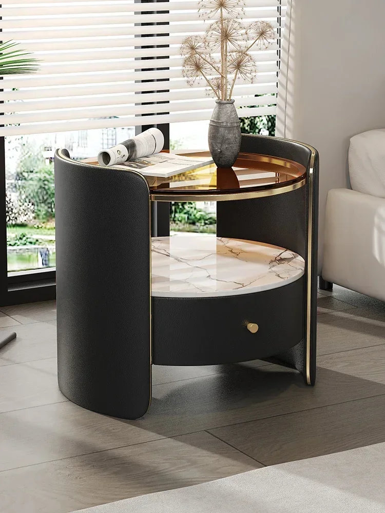 Luxury Nordic Nightstands Aesthetic Unique Storage Round Bedside Tables Bedroom Glass Nachtkastje Bedroom Furniture MQ50CT
Luxury Nordic Nightstands Aesthetic Unique Storage Round Bedside Tables Bedroom Glass Nachtkastje Bedroom Furniture MQ50CT