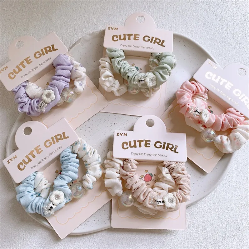 Sweet Teen Hair Elastic 2-Pack Star Pearl Floral Design Scrunchies for Ponytail Non Slip Soft Fabric No Crease Hair Accessories
Sweet Teen Hair Elastic 2-Pack Star Pearl Floral Design Scrunchies for Ponytail Non Slip Soft Fabric No Crease Hair Accessories