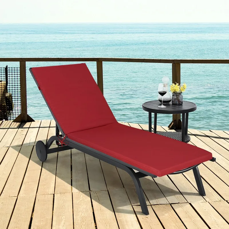 Outdoor Chaise Lounge Cushions Waterproof Wear Resistant Integrated Backrest Pad For Lawn Pool Beach Courtyard Home
Outdoor Chaise Lounge Cushions Waterproof Wear Resistant Integrated Backrest Pad For Lawn Pool Beach Courtyard Home