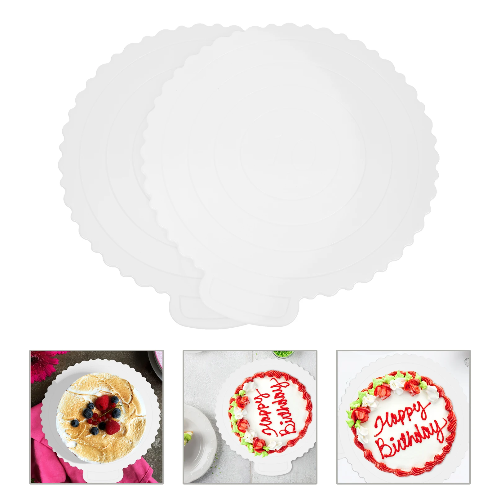 2pcs Cake Boards Decorative Reusable Dessert Display Trays For Birthday Wedding Party Cupcake Mousse Display Strong
2pcs Cake Boards Decorative Reusable Dessert Display Trays For Birthday Wedding Party Cupcake Mousse Display Strong
