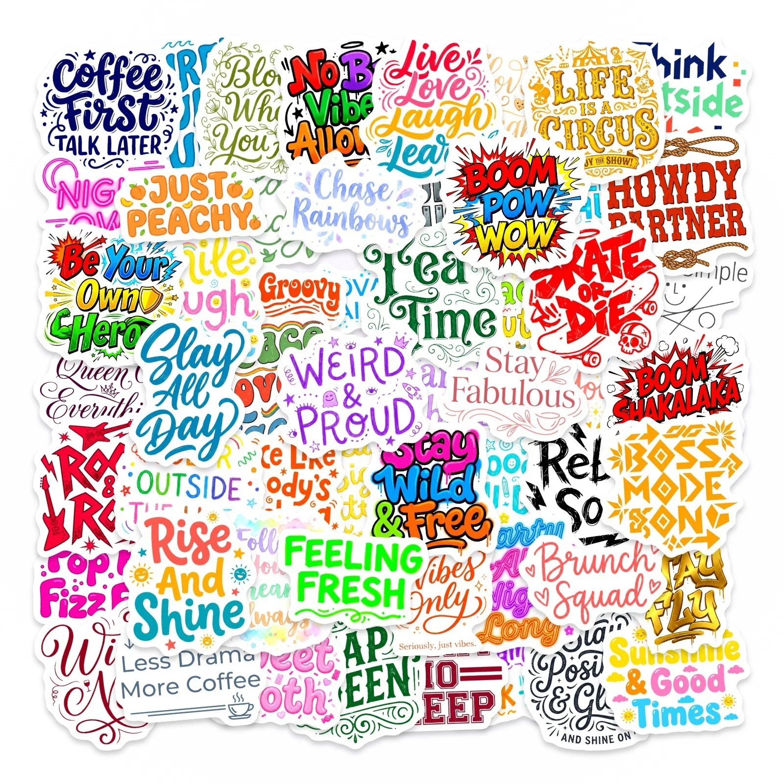 10/50PCS Creativity English Inspirational Phrases Stickers Life Quotes Graffiti Decoration Notebook Mobile Guitar Suitcase Toys
10/50PCS Creativity English Inspirational Phrases Stickers Life Quotes Graffiti Decoration Notebook Mobile Guitar Suitcase Toys