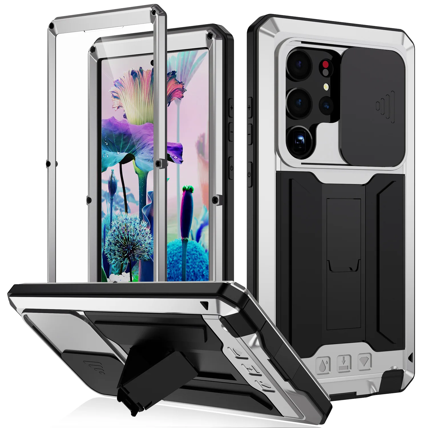 Противоударный чехол для Samsung Galaxy S25 Ultra/S25 Plus/S25 - Защита объектива Push Window с подставкой | Противоскользящий чехол с защитой от царапин 
Противоударный чехол для Samsung Galaxy S25 Ultra/S25 Plus/S25 - Защита объектива Push Window с подставкой | Противоскользящий чехол с защитой от царапин