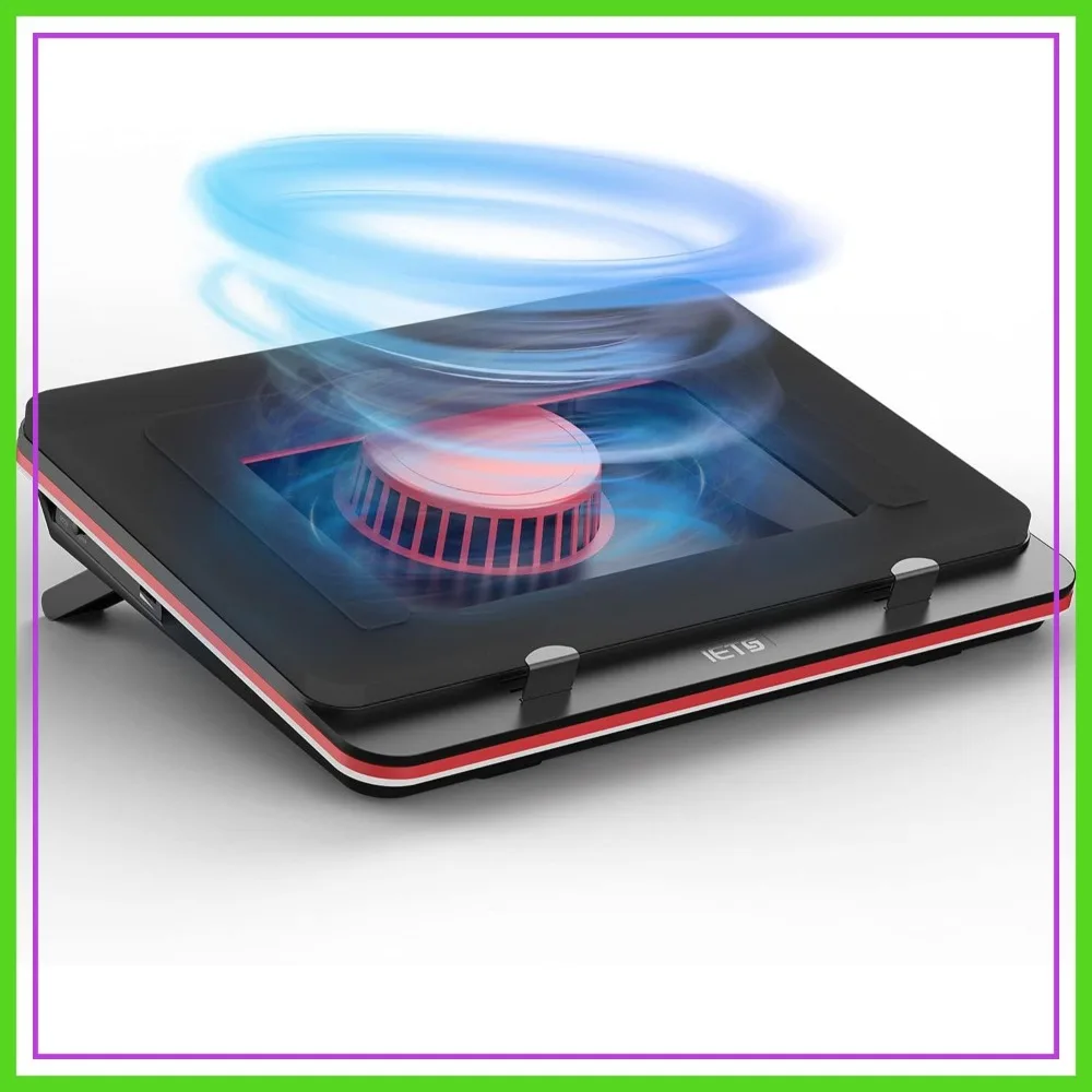 4200 RPM Turbo-Fan Laptop Cooling Pad with Infinitely Variable Speed, Seal Foam for Rapid Cooling, Dust Filter, 13-17.3 inch
4200 RPM Turbo-Fan Laptop Cooling Pad with Infinitely Variable Speed, Seal Foam for Rapid Cooling, Dust Filter, 13-17.3 inch