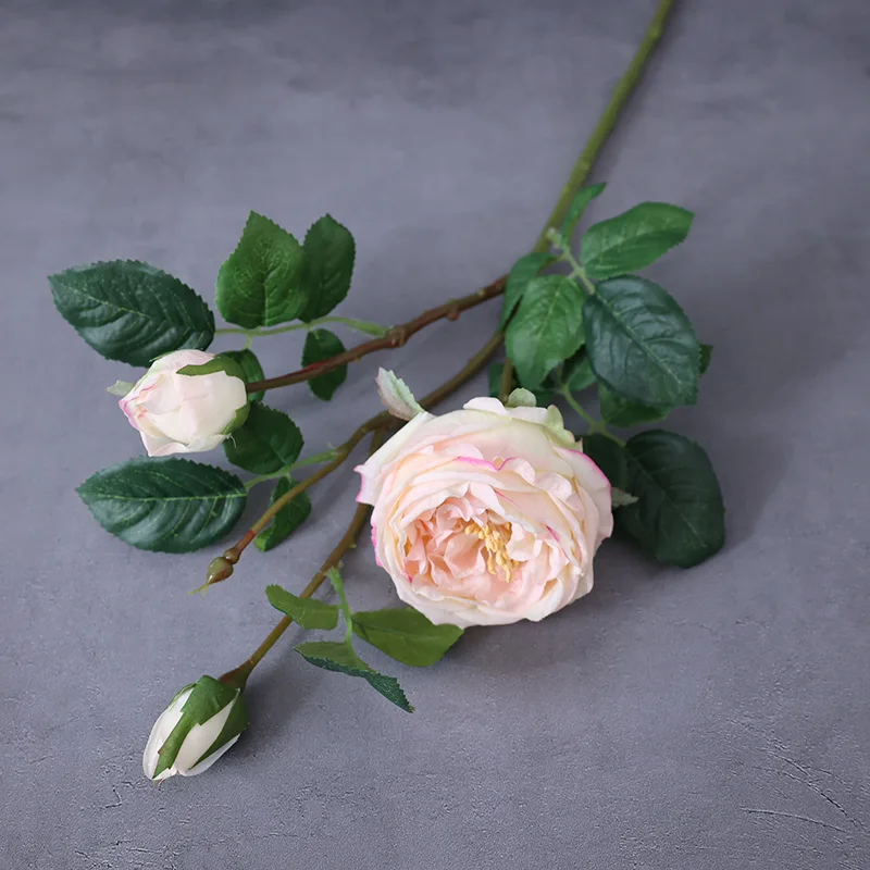 2Pc 3head Moisturizing Austin Rose Artificial Flowers Real Touch Rose Flowers Wedding Bouquet Party Event Home Living Room Decor
2Pc 3head Moisturizing Austin Rose Artificial Flowers Real Touch Rose Flowers Wedding Bouquet Party Event Home Living Room Decor
