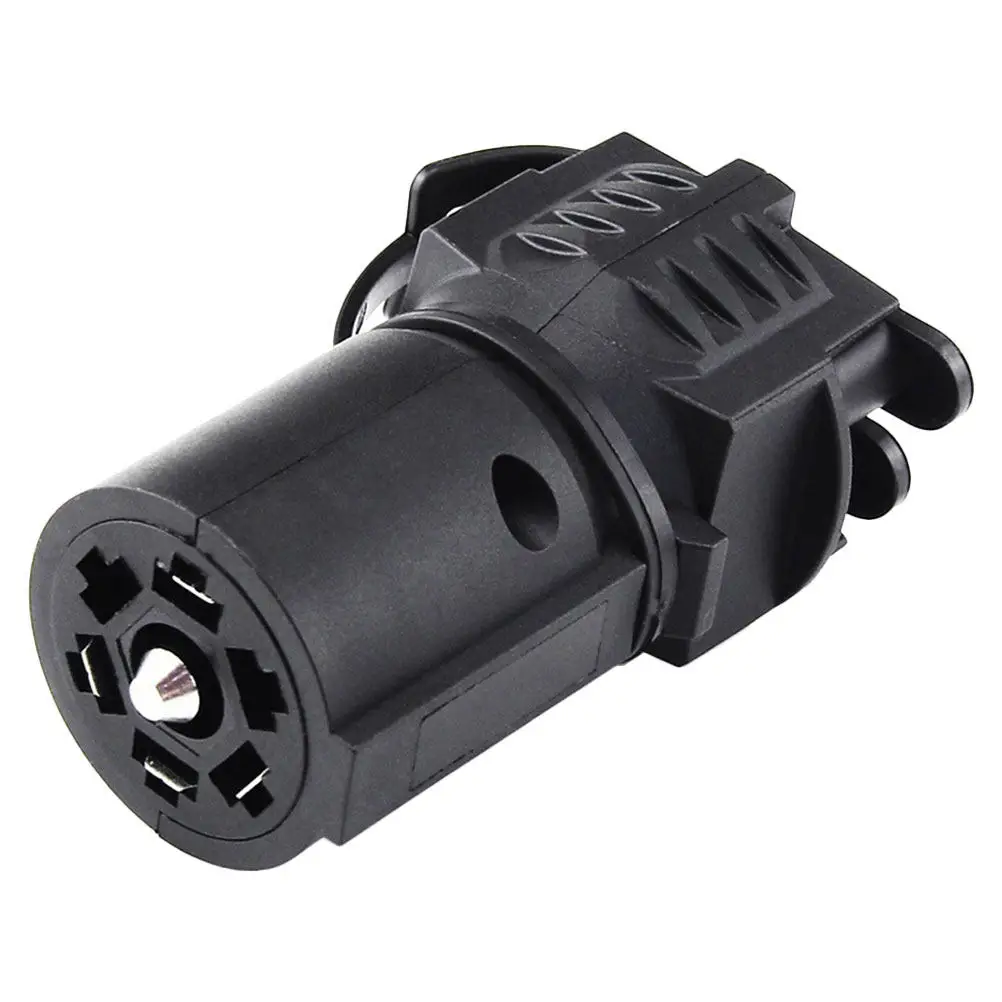 Trailer Plug 7 Pin to 5 4 Pin Adapter Dual Row Design Easy Connection Durable ABS Construction Trailer Plug Adapter