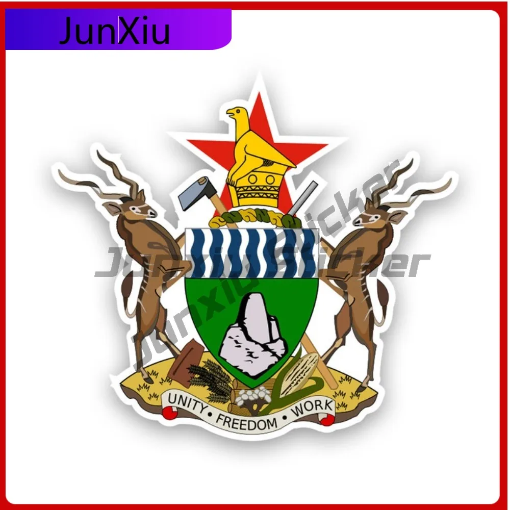 Cute Retro Zimbabwean Coat Of Arms Sticker Uv Protected Decalszimbabwe Flag Zwe Zw Coa Car Decal Sunproof Weather Resistant
Cute Retro Zimbabwean Coat Of Arms Sticker Uv Protected Decalszimbabwe Flag Zwe Zw Coa Car Decal Sunproof Weather Resistant